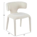 ΠΟΛΥΘΡΟΝΑ ΤΡΑΠΕΖΑΡΙΑΣ BIEN HM18361.02 ΕΚΡΟΥ ΥΦΑΣΜΑ 49,5x55,5x76Υεκ. - Image 3