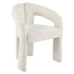 ΠΟΛΥΘΡΟΝΑ ΤΡΑΠΕΖΑΡΙΑΣ NEZA HM18362.02 ΕΚΡΟΥ ΥΦΑΣΜΑ 64x50x76,5Υ εκ.