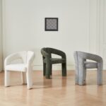 ΠΟΛΥΘΡΟΝΑ ΤΡΑΠΕΖΑΡΙΑΣ NEZA HM18362.04 ΠΡΑΣΙΝΟ ΥΦΑΣΜΑ 64x60x76,5Υεκ - Image 2