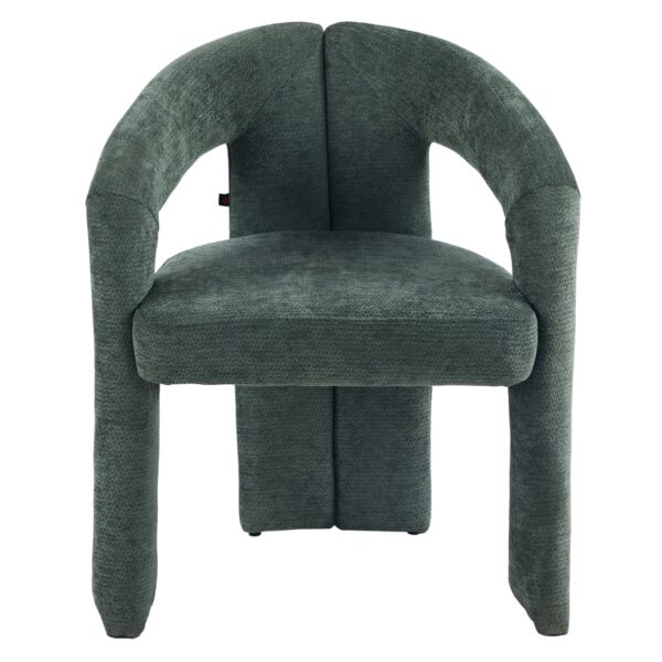 ΠΟΛΥΘΡΟΝΑ ΤΡΑΠΕΖΑΡΙΑΣ NEZA HM18362.04 ΠΡΑΣΙΝΟ ΥΦΑΣΜΑ 64x60x76,5Υεκ - Image 4