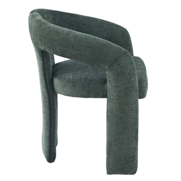 ΠΟΛΥΘΡΟΝΑ ΤΡΑΠΕΖΑΡΙΑΣ NEZA HM18362.04 ΠΡΑΣΙΝΟ ΥΦΑΣΜΑ 64x60x76,5Υεκ - Image 5