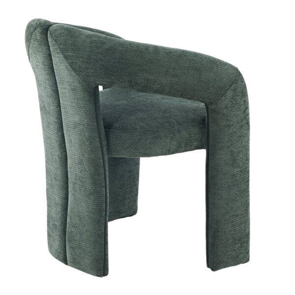 ΠΟΛΥΘΡΟΝΑ ΤΡΑΠΕΖΑΡΙΑΣ NEZA HM18362.04 ΠΡΑΣΙΝΟ ΥΦΑΣΜΑ 64x60x76,5Υεκ - Image 6