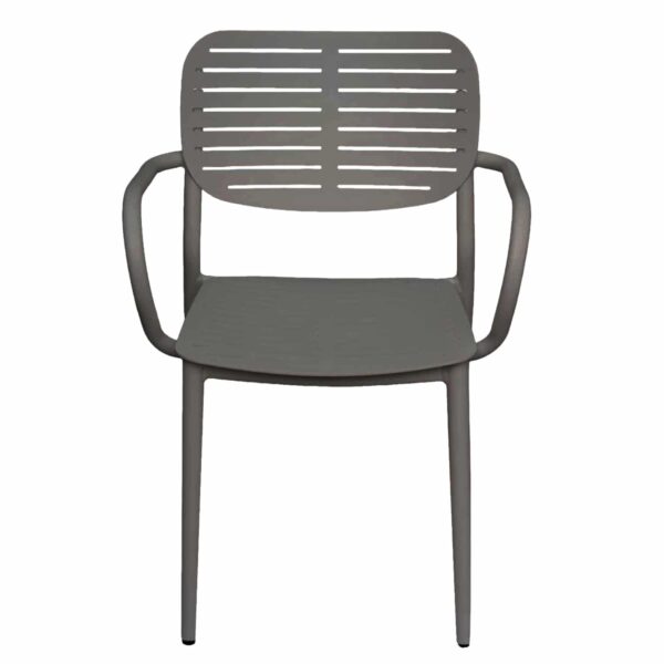 ΠΟΛΥΘΡΟΝΑ ΤΡΑΠΕΖΑΡΙΑΣ HILLIARD HM6644.01 ΑΛΟΥΜΙΝΙΟ ΣΕ ΓΚΡΙ 56x58x80Υεκ - Image 3