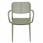 ΠΟΛΥΘΡΟΝΑ ΤΡΑΠΕΖΑΡΙΑΣ HILLIARD HM6644.07 ΑΛΟΥΜΙΝΙΟ ΣΕ OLIVE GREEN 56x58x80Υεκ - Image 3