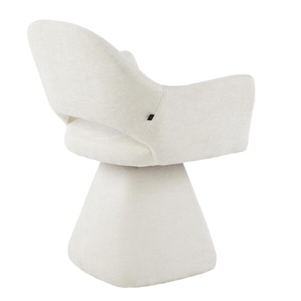 ΠΟΛΥΘΡΟΝΑ ΤΡΑΠΕΖΑΡΙΑΣ ΠΕΡΙΣΤΡΕΦΟΜΕΝΗ SIMA HM18360.02 ΕΚΡΟΥ ΥΦΑΣΜΑ 64x61x84,5Υεκ - Image 6