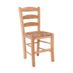 ΣΚΥΡΟΣ Καρέκλα Οξιά Βαφή Εμποτισμού Φυσικό, Κάθισμα Ψάθα 41x43x89cm - Image 2