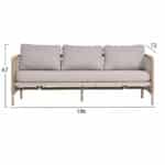 ΣΕΤ ΣΑΛΟΝΙ 4ΤΜΧ SONDRA HM6251.02 ΑΛΟΥΜΙΝΙΟ & ΣΧΟΙΝΙ ΚΑΠΟΥΤΣΙΝΟ--ΜΑΞΙΛΑΡΙΑ ΣΕ ΜΠΕΖ - Image 2