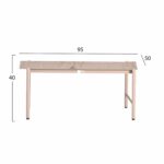 ΣΕΤ ΣΑΛΟΝΙ ΕΞ.ΧΩΡΟΥ 4 ΘΕΣΕΩΝ DEANDRA HM6507.02 ΣΑΜΠΑΝΙ ΜΕΤΑΛΛΟ--ΓΚΡΙ ΜΑΞΙΛΑΡΙΑ - Image 4