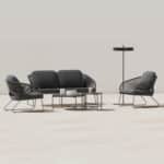 ΣΕΤ ΣΑΛΟΝΙ ΕΞ.ΧΩΡΟΥ 5ΤΜΧ VERMONT HM6504.01 ΜΕΤΑΛΛΟ-ΣΧΟΙΝΙ-ΓΥΑΛΙ--ΓΚΡΙ - Image 2