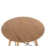 ΣΕΤ ΤΡΑΠΕΖΑΡΙΑΣ 3ΤΜΧ TWIST HM21370 ΣΤΡΟΓΓΥΛΟ ΤΡΑΠΕΖΙ Φ60 & 2 ΚΑΡΕΚΛΕΣ ΣΕ ΚΑΠΟΥΤΣΙΝΟ - Image 4