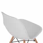 ΣΕΤ ΤΡΑΠΕΖΑΡΙΑΣ 3ΤΜΧ TWIST HM21372 ΣΤΡΟΓΓΥΛΟ ΤΡΑΠΕΖΙ Φ80 & 2 ΚΑΡΕΚΛΕΣ ΣΕ ΛΕΥΚΟ - Image 5