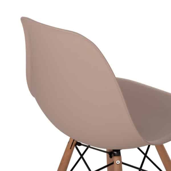 ΣΕΤ ΤΡΑΠΕΖΑΡΙΑΣ 3ΤΜΧ TWIST HM21374 ΣΤΡΟΓΓΥΛΟ ΤΡΑΠΕΖΙ Φ80 & 2 ΚΑΡΕΚΛΕΣ ΣΕ ΚΑΠΟΥΤΣΙΝΟ - Image 6