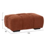 ΤΑΜΠΟΥΡΕ ΥΠΟΠΟΔΙΟ COVEN HM3342.02 ΚΕΡΑΜΙΔΙ ΥΦΑΣΜΑ 100x65x37Υεκ. - Image 2