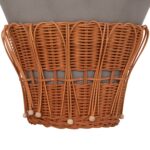 ΤΡΑΠΕΖΙ ΒΟΗΘΗΤΙΚΟ PERRAL HM18164.03S FIBER CEMENT ΓΚΡΙ-ΦΥΣΙΚΟ RATTAN--Φ42x36Υεκ - Image 5