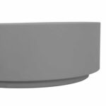 ΤΡΑΠΕΖΙ ΜΕΣΗΣ ΣΤΡΟΓΓΥΛΟ KYOKO HM6579.01 ΓΚΡΙ FIBER CEMENT Φ90x34Υεκ. - Image 6