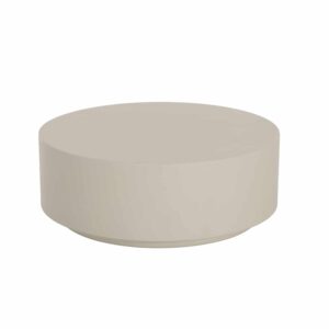 ΤΡΑΠΕΖΙ ΜΕΣΗΣ ΣΤΡΟΓΓΥΛΟ KYOKO HM6579.02 ΜΠΕΖ FIBER CEMENT Φ90x34Υεκ.