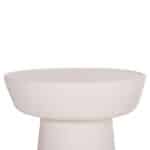 ΤΡΑΠΕΖΙ ΣΑΛΟΝΙΟΥ PIRSON HM18155.02 FIBER CEMENT ΣΕ ΛΕΥΚΟ--Φ60x36Υεκ. - Image 5