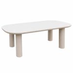 ΤΡΑΠΕΖΙ ΤΡΑΠΕΖΑΡΙΑΣ KIORA HM6597.02 ΜΠΕΖ FIBER CEMENT 200x100x75Υεκ