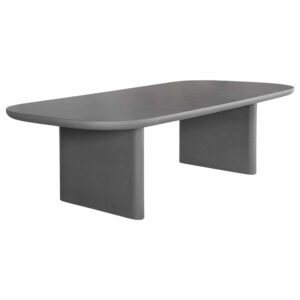 ΤΡΑΠΕΖΙ ΤΡΑΠΕΖΑΡΙΑΣ AZAMI HM6600.01 ΓΚΡΙ FIBER CEMENT 240x100x75Υεκ.