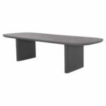 ΤΡΑΠΕΖΙ ΤΡΑΠΕΖΑΡΙΑΣ AZAMI HM6601.01 ΓΚΡΙ FIBER CEMENT 300x112x75Υεκ. - Image 4