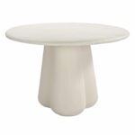 ΤΡΑΠΕΖΙ ΤΡΑΠΕΖΑΡΙΑΣ ΣΤΡΟΓΓΥΛΟ NAYU HM6583.02 ΜΠΕΖ FIBER CEMENT Φ120x75Υεκ