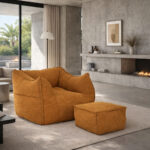 SPONGE ΠΟΛΥΘΡΟΝΑ SET TERRACOTTA 95x102x73cm 01-3387 - Image 2