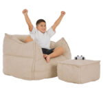 SPONGE ΠΟΛΥΘΡΟΝΑ SET BEIGE 95x102x73cm 01-3393 - Image 2