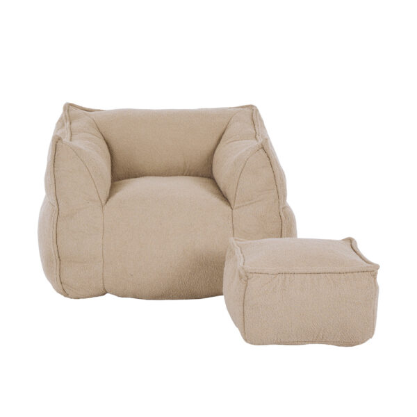 SPONGE ΠΟΛΥΘΡΟΝΑ SET BEIGE 95x102x73cm 01-3393 - Image 3