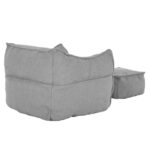 SPONGE ΠΟΛΥΘΡΟΝΑ SET ΓΚΡΙ SILVER 95x102x73cm 01-3394 - Image 5