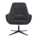 TIFFANY ΠΟΛΥΘΡΟΝΑ ΠΕΡΙΣΤΡΕΦΟΜΕΝΗ ΜΑΥΡΟ ΜΕ PATTERN 80x75x90cm 01-3532 - Image 2