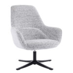 TIFFANY ΠΟΛΥΘΡΟΝΑ ΠΕΡΙΣΤΡΕΦΟΜΕΝΗ ΛΕΥΚΟ ΜΕ PATTERN 80x75x90cm 01-3533