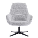 TIFFANY ΠΟΛΥΘΡΟΝΑ ΠΕΡΙΣΤΡΕΦΟΜΕΝΗ ΛΕΥΚΟ ΜΕ PATTERN 80x75x90cm 01-3533 - Image 2