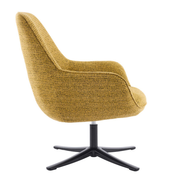 TIFFANY ΠΟΛΥΘΡΟΝΑ ΠΕΡΙΣΤΡΕΦΟΜΕΝΗ ΚΙΤΡΙΝΟ ΜΕ PATTERN 80x75x90cm 01-3534 - Image 4