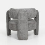 GRADA SMALL ΠΟΛΥΘΡΟΝΑ ΓΚΡΙ 79x85x70.5cm 01-3588 - Image 2