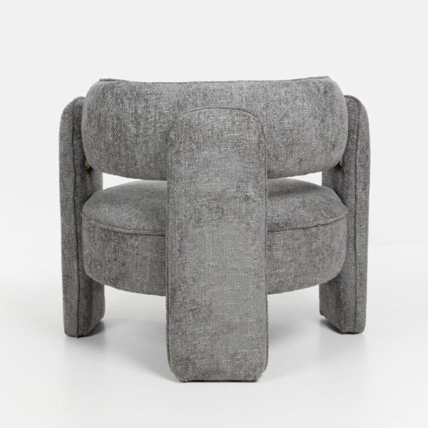 GRADA SMALL ΠΟΛΥΘΡΟΝΑ ΓΚΡΙ 79x85x70.5cm 01-3588 - Image 2