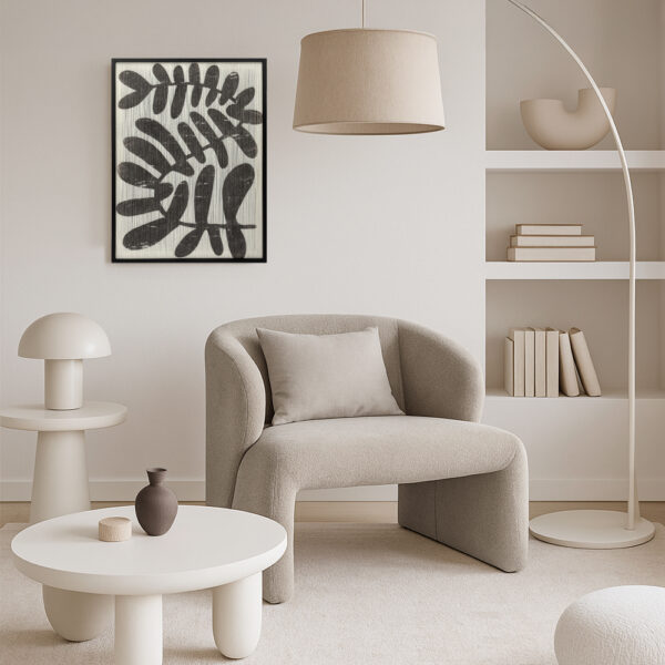 POSA ΠΟΛΥΘΡΟΝΑ BEIGE 76x77.5x73.5cm 01-3590 - Image 2