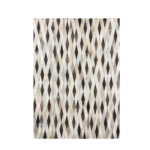 RHOMBUS ΧΑΛΙ ΣΑΛΟΝΙΟΥ 160x240cm ΔΕΡΜΑ ΓΚΡΙ ΜΠΕΖ ΚΑΦΕ 014659