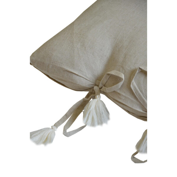 AMMOS 1 ΔΙΑΚΟΣΜΗΤΙΚΟ ΜΑΞΙΛΑΡΙ 45x45cm ΒΑΜΒΑΚΙ ΜΠΕΖ 019631 - Image 2