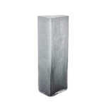 GRAVIR GREY ΒΑΖΟ 16x12x44cm ΓΥΑΛΙ ΓΚΡΙ 020135 - Image 3