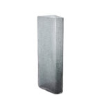 GRAVIR GREY ΒΑΖΟ 16x12x44cm ΓΥΑΛΙ ΓΚΡΙ 020135 - Image 4