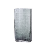 GRAVIR GREY ΒΑΖΟ 16x12x33cm ΓΥΑΛΙ ΓΚΡΙ 020136 - Image 3