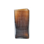 GRAVIR HONEY ΒΑΖΟ 16x12x33cm ΓΥΑΛΙ ΚΑΦΕ 020138