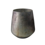 EMEL ΒΑΣΗ ΡΕΣΩ 15x15x16cm ΓΥΑΛΙ ΓΚΡΙ 020615