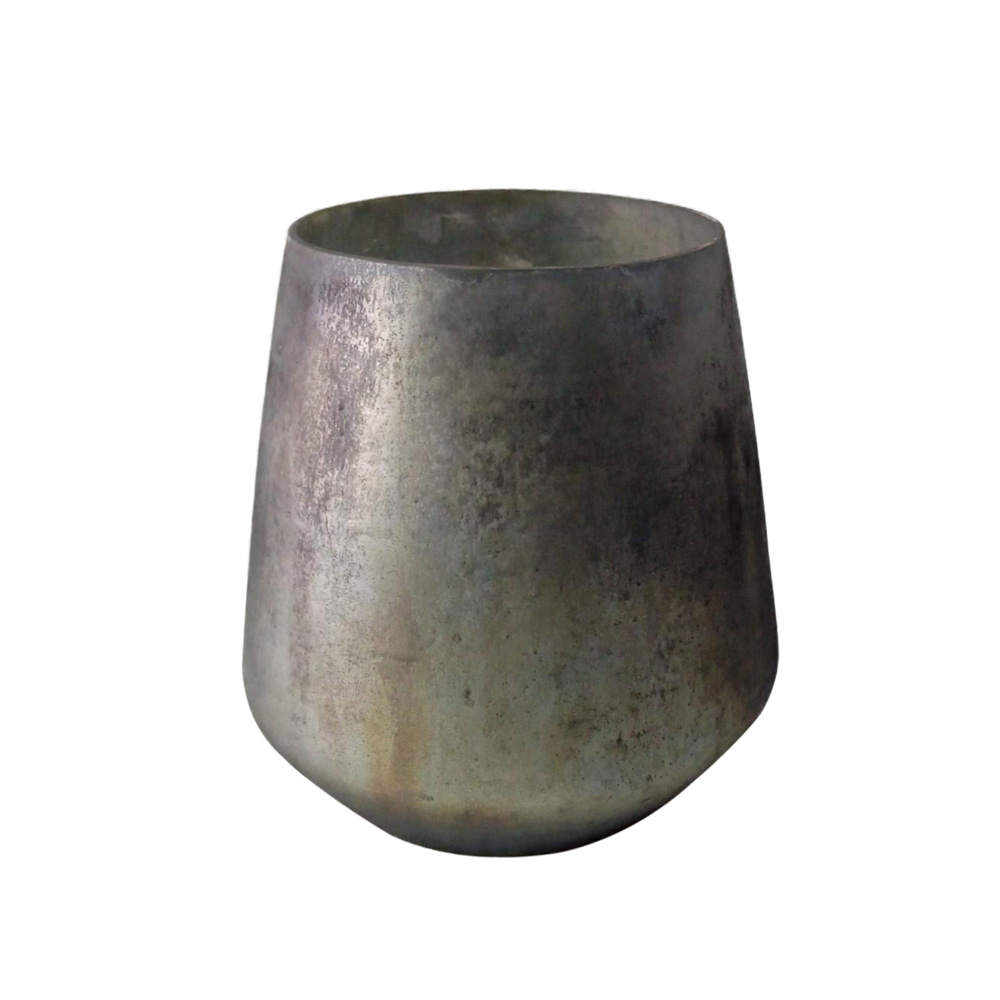020615-9XZvT-first- EMEL ΒΑΣΗ ΡΕΣΩ 15x15x16cm ΓΥΑΛΙ ΓΚΡΙ 020615 - Image 1