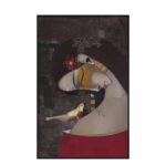 INTERNALITY ΠΙΝΑΚΑΣ ΔΙΑΚΟΣΜΗΣΗΣ 70x110x5cm ΚΑΜΒΑΣ ΠΟΛΥΧΡΩΜΟ ΞΥΛΟ 020668