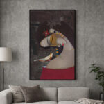 INTERNALITY ΠΙΝΑΚΑΣ ΔΙΑΚΟΣΜΗΣΗΣ 70x110x5cm ΚΑΜΒΑΣ ΠΟΛΥΧΡΩΜΟ ΞΥΛΟ 020668 - Image 2