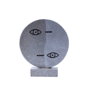 CONTRASTO ΔΙΑΚΟΣΜΗΤΙΚΟ TOTEM 25x8x29cm POLYRESIN ΓΚΡΙ 020733