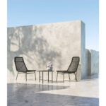 OVOCIE 2 ΒΑΖΟ 13x13x32cm POLYRESIN ΛΕΥΚΟ ΚΑΦΕ 020735 - Image 3