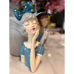 TRAVEL GIRL ΔΙΑΚΟΣΜΗΤΙΚΗ ΦΙΓΟΥΡΑ 17x15x34cm POLYRESIN ΠΟΛΥΧΡΩΜΟ 020795 - Image 2