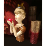 TRAVEL GIRL 7 ΔΙΑΚΟΣΜΗΤΙΚΗ ΦΙΓΟΥΡΑ 18x14x34cm POLYRESIN ΠΟΛΥΧΡΩΜΟ 020797 - Image 3